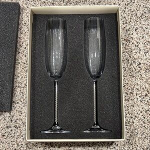 Lenox Jubilee Pearl Champagne Flutes